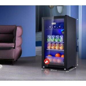 냉장고 유리 미니 소형 48L 차량겸용 유지 72L A 냉장 수 투명냉장고 화이트