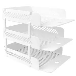 서류정리함 시스맥스 EL 받침 3단 문서트레이 정리대 보관대 서류함 문서대 책상수납함 다용도 화일