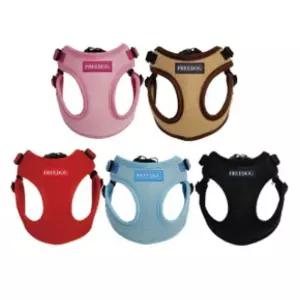 프리독 에디션 메쉬(핑크 L)강아지외출용품 반려견 하네스 견하 산책 견산 가슴줄 견줄 애완 애견