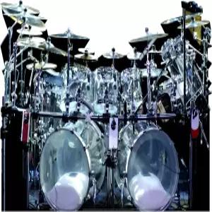 SP12782 더블 베이스 드럼 세트 키트 퍼커션 록 N 롤 메탈 펑크 판지 컷아웃 스탠드