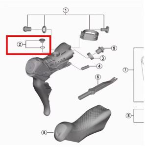 호환 로드 바이크 DA UT 105 티아그라 4720 시프터 블리딩 나사O링