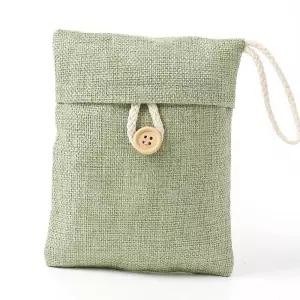 대나무 숯 주머니 그린 4p세트 옷장냄새제거 탈취제