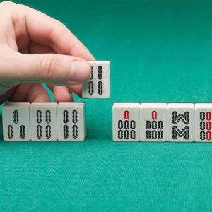 휴대용 여행 마작 게임 미니 홈 파티 세트 재미를 위한 경량 클래식 중국어