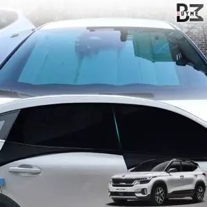 셀토스 차박 캠핑 모기장 햇빛가리개세트량용커텐 자동 풀세트 커튼 량가리개 량용 썬바이저 카커