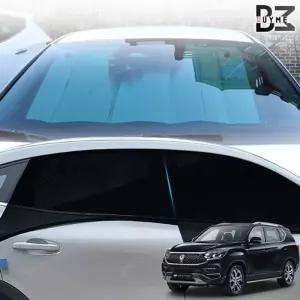 G4렉스턴 차박 캠핑 모기장 햇빛가리개세트량용커텐 자동 풀세트 커튼 량가리개 량용 썬바이저 카커