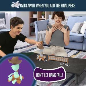 카우보이 자기 교수형 보드 게임 행크가 떨어지기 전에 단어를 추측하는 미스터리 인형 여행 테이블 게임으