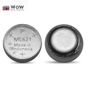 카메라용 충전식 코인 배터리 납땜 피트  핀 미 ML621 3V 2 개 세트