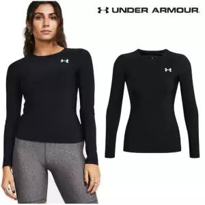 국내매장판 언더아머 UA 여성 HeatGear OG 컴프레션 긴팔 티셔츠 1387697-001 180077