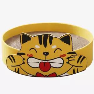 OH 냐옹간판 골판지 방석애완동물 반려 애견사각 쿠션 심플 하우스 고양이 강아지 애완견 반려견