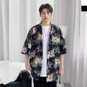 KWW 1005 남자 여름 휴양지 바캉스 해변 반팔 남방 셔츠