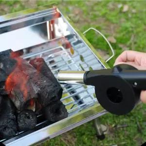 언제 어디서나 간편하게 초경량 미니 핸드송풍기소형 강력 에어건 먼지제거 청소용 캠핑 휴대용 무선 충전