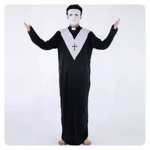 (PW) 신부님의상(성인) 할로윈코스프레 망토 변장소품 데이 코스튬