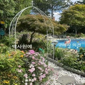 장미 아치 넝쿨 플라워 지주대 대형 울타리 식물