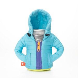 Puffin - 알파인 재킷 단열 355ml(12온스) 캔 쿨러 I 맥주병 및 소다 단열재, 음료와 음료를 차갑게 유지(블루 아톨)