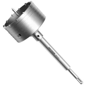 데이도어 41 /8 105mm 220mm SDS 플러스 샹크 텅스텐 카바이드 팁 석조 홀 톱 벽돌 시멘트 벽 돌을 위한