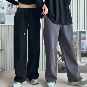 남성 와이드 스타일 편안한 허리 밴딩 캐주얼 바지편한 조거 건빵 작업복 슬렉스 커플 여자 남자 츄리닝 런
