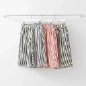 여성 고무줄 SS 단가라 하프팬츠 버뮤다 5부
