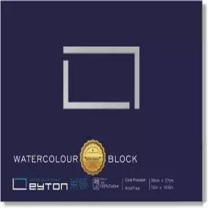 비왜곡 100 면 수채화 종이 블록 습식 건식 혼합 미디어 페인팅을 위한 160파운드/350gsm 콜드 프레스 아트