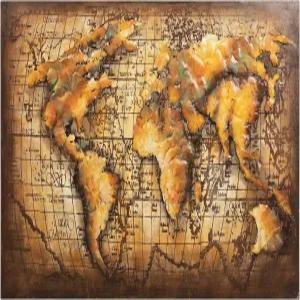 엠파이어 아트 다이렉트 비행기 금속 핸드 페인팅 프리모 혼합 미디어 철제 조각 3D 월 걸 수 있는 준비