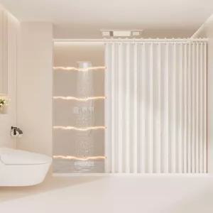 슬라이딩 도어 커튼 거실 가림막 욕실문 칸막이 무타공 주방 접이식 파티션 자바라