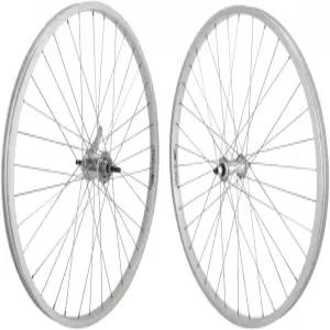 휠마스터 와인만 AS7X 크루저 /컴포트 휠 세트 26인치 x 1.75 KT 코스터 허브 36H 실버