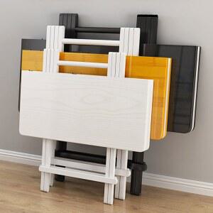 접이식 테이블 원탁 이동식 원목 입식테이블 확장형 탁자 폴딩