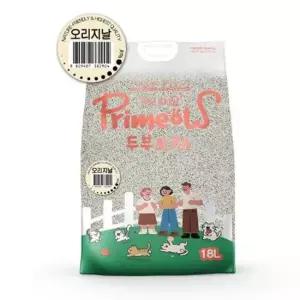 프리미요 두부모래 오리지날 18L X2개 고양이 배변처리