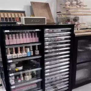 네일 보관함 화장품 네일아트 섀도우 화장품정리함 정리함