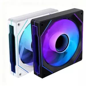 JM-1 블록 컴퓨터 케이스 팬 ARGB 미러 사이클 라이트 효 800-2000 RPM PWM 쿨링 120mm 효율적인 열 발산