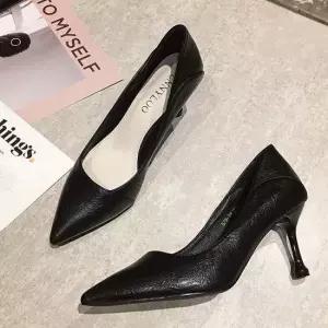 뮬 겸용 뾰족한 디자인 여성 외출 데일리 출퇴근 구두