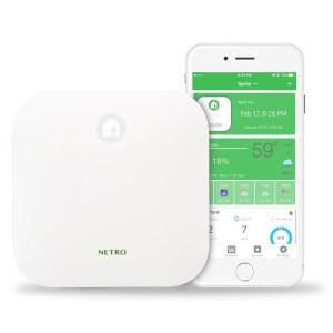 [미국배송] NETRO 스마트 스프링클러 컨트롤러 WIFI 날씨 인식 원격 액세스 6개 구역 ALEXA와 호환 가능