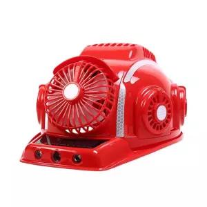 선풍기안전모 여름 얼음 투구형 통풍 선풍기