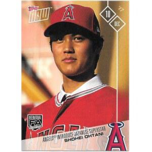 오타니 쇼헤이 2017 탑스 나우 엔젤스 루키 카드 OS 80 RC