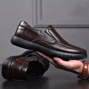 남성 클래식 디자인 심플라인 슬립온 인조가죽 로퍼