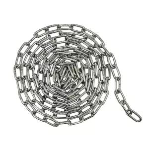 SUS304 스테인리스 스틸 체인 금속 링크 가정용 야외 캠핑용 소형 경량 유틸리티 - 두께 0.12인치(3mm)