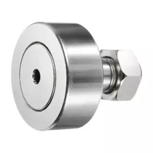 uxcell CF10-1 /KR26 PPX 캠 팔로워 트랙 러너 베어링 440 스테인리스 스틸 니들 롤러 스터드 26mm 직경