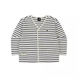 [롯데백화점]캉골 스트라이프 저지 가디건 SA 0002 그린_ASACJC00020GN