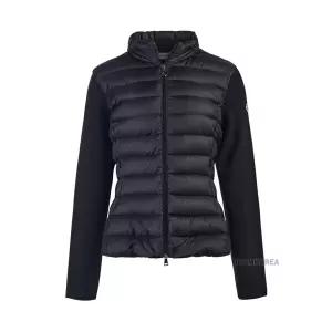 [몽클레어] SS25 여성 로고 패치 패딩 가디건 9B00006 M1122 999