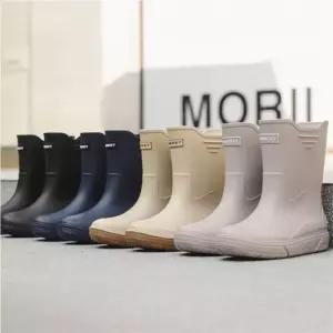 [라일리] Rly 레인 방수부츠 낚시장화 작업용 발목 방한장화 남