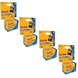 코닥 울트라맥스 400 스피드 35mm 36 노출 필름 4개.
