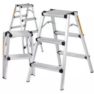 작업용 계단형 광폭 발판 접이식 A형 알루미늄 사다리 가정용 A자 조경용 공사