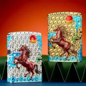 병오년 붉은말 명마 말띠 야광 지포 라이터 5