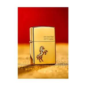 십이지신 말띠 18k 도금 명마 말 지포 라이터 17