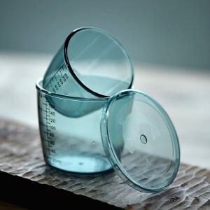 [호환품]미끼 물 낚시 측정 컵 뚜껑 체중계 컵보다 더 정확한 컵 2 세트