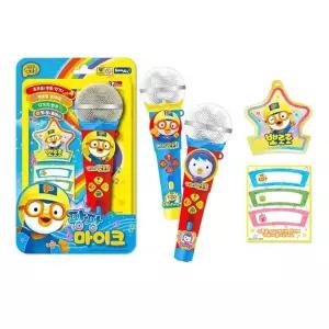 [퍼니메이커]불빛 효과음 소리 나는 동요 노래 아기 마이크 장난감 유아장난감 집콕놀이 조카선물 노래방놀