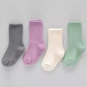 [퍼니메이커]유아 아동 골지양말 4족 3살 7살 데일리 양말 초등생 6세양말 아동중목양말 3살양말 아기봄양