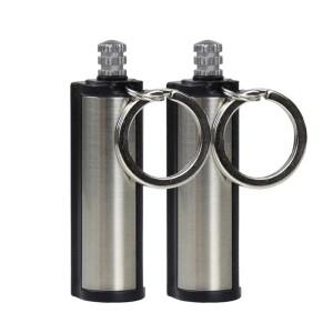 라온식 야외 방수 휴대용 라이터 불멸의 불 스타터 성냥 스틱 캠핑 금속 생존