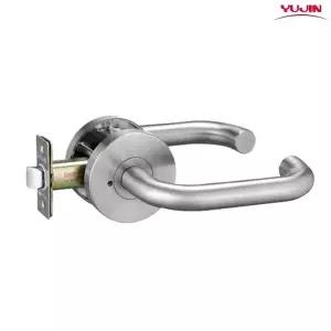 [하프클럽/]유진 6300 SS 스테인리스 욕실용 목문 방문손잡이