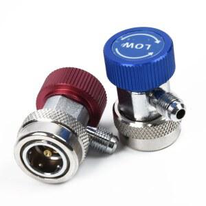 A/C 자동차 에어컨 어댑터 커플러, 커넥터, 고압, 저압 교체 액세서리, R134a