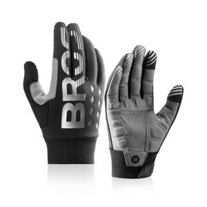 록브로스 사이클링 글러브 모터사이클 산악 자전거 남성용 전체 손가락